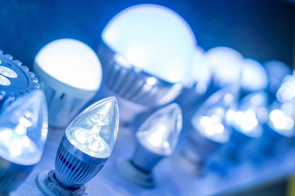 Blue led light bulbs