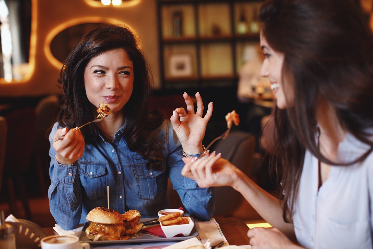 friends eating