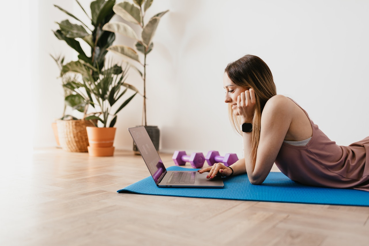 woman working out